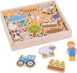 Bigjigs Toys Magnete Bauernhof