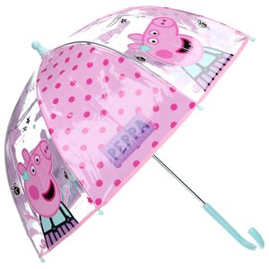 Vadobag Kinder Regenschirm Peppa Pig Wutz Schwein Schirm Rosa 70cm