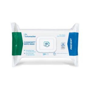Dr. Schumacher Cleanisept® Wipes Maxi Desinfektionstücher | Packung (100 Tücher)