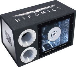 HIFONICS Single-Bandpass Subwoofer Kiste klein Bassbox Auto ATL-12BPS