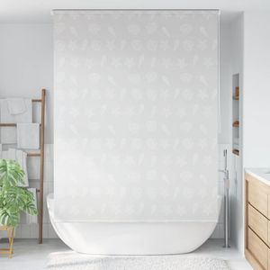 vidaXL Roleta prysznicowa 140x240 cm z motywem rozgwiazdy