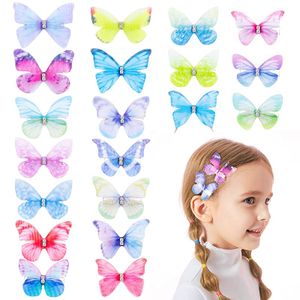 20 Stück 3D Schmetterlings Haarspangen, Haarspangen schnappen, Haarschmuck für Mädchen, Frauen, Kinder