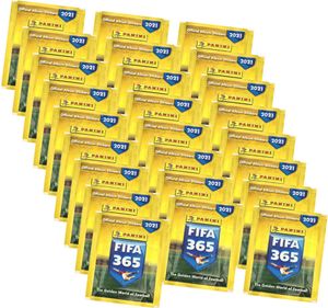 FIFA 365 Sticker Edition 2021 - Sammelsticker - 25 Tüten Sticker
