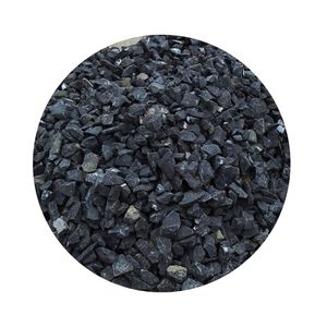 Basaltsplitt 8-11 mm - Ziersplitt aus schwarzem Basalt, vielseitig verwendbar in Garten, Hof & Wegen, gewaschen & naturbelassen, Deko- und Teichkies