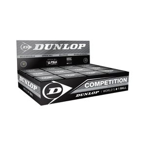 Dunlop Competition Single Grey Dot Box Black 12 Balls