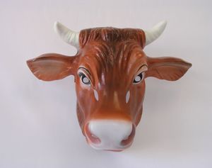 Erwachsenen Maske mit Gummizug Kuh