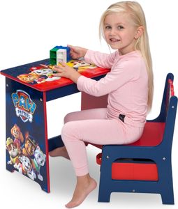 PAW Patrol Kinderschreibtisch und Stuhl aus Holz | Stabil | mehrere Anwendungen | solide Ausführung