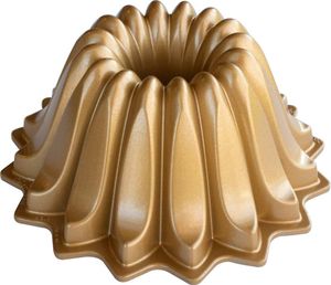 Forma na bábovku Nordic Ware Lotus Bundt Gold ø 21 / 1,2 litra