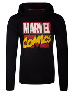 Marvel Comics - Marvel Comics Logo Men's Hoodie Black-L