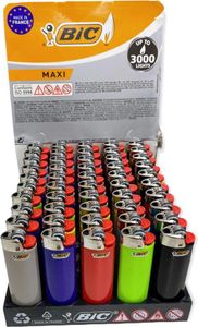 BIC Maxi J26 Zapalovače | Sada 25 ks | Dětská Pojistka | Barevný Mix