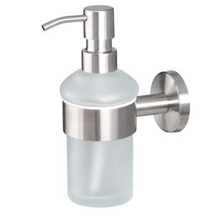 bremermann PIAZZA koupelnová série - Dávkovač mýdla, matná nerezová ocel a sklo