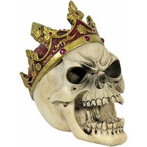 Totenkopf mit Krone