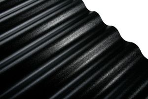PVC-Wellplatte 76/18 200 x 90 cm 1,2 mm schwarz
