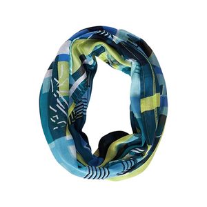 Cecil  TOS AOP Loop Größe A, Farbe: 34744 teal blue