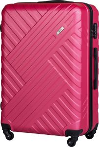 Xonic Design Reisekoffer - Hartschalen-Koffer mit 360° Leichtlauf-Rollen - hochwertiger Trolley mit Zahlenschloss in M-L-XL oder Set (Neon Light Pink XL, groß)