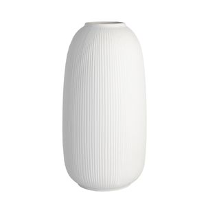 Storefactory Vase ABY XL weiß | Ø17x35cm