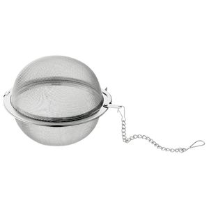 WMF Gourmet Gewürz-/ Teesieb 5,0 cm, Teekugel mit Kette, Cromargan Edelstahl poliert, spülmaschinengeeignet, auch für Gewürze geeignet