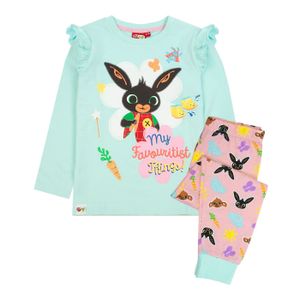 Bing Bunny - Schlafanzug für Mädchen NS6156 (86) (Pink/Minzgrün)