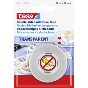 tesa doppelseitiges Klebeband transparent Rolle 10meter x 12mm