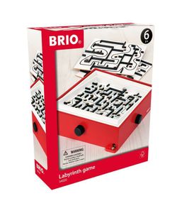 BRIO Labyrinth mit Übungsplatten, rot  34020