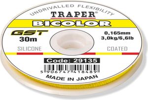 Traper Fly Gst Bicolor Fliegenfischerleine 30 M Durchsichtig 0.185 mm Durchsichtig 0.185 mm