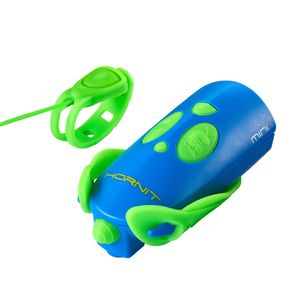 Mini Hornit Fahrradlicht mit Soundeffekten - Grün/Blau