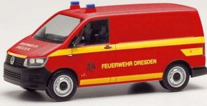 VOLKSWAGEN T6 Feuerwehr DRESDEN, HER095433, Maßstab1/87, HERPA