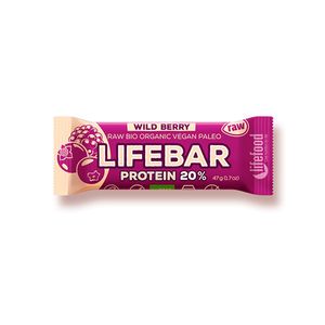 Lifefood Lifebar Protein Wild Berry 47g