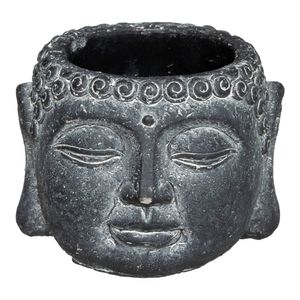 Kvetináč Budha, Ø 11,5 cm, V: 9 cm, cement