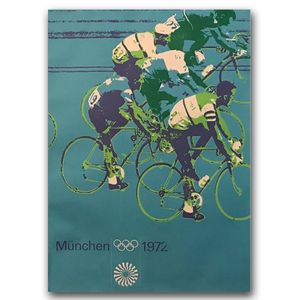 Poster 60x85 cm Radfahren Olympischen Spiele