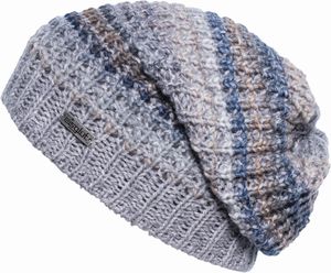 Eisglut Lange Strick-Beanie Vivienl mit Fleece-Innenband