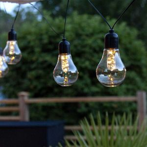Girlanda ogrodowa 10 lampek LED GLOW na baterie IP44