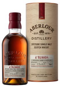 Aberlour a'bunadh | Batch No, 74 | Speyside Single Malt Whisky | 0,7 l. Flasche in Tube