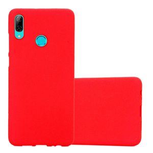 Cadorabo Schutzhülle für Honor 10 LITE / Huawei P SMART 2019 Hülle in Rot Handyhülle TPU Etui Cover Case