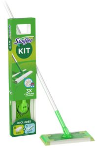 Swiffer, Kit, Zestaw startowy, 11 Wkładów do mopa, 1 sztuka (PRODUKT Z NIEMIEC)