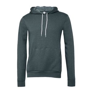 Bella + Canvas Unisex Fleece-Pullover mit Kapuze BC1336 (S) (Schiefer meliert)