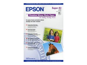 Epson Premium Glossy Photo Paper A 3+, 20 Blatt, 255 g   S 041316