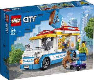 LEGO 60253 City Great Vehicles Eiswagen mit Skater- und Hundefigur