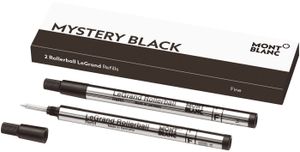 2x Montblanc® 128224 Tintenrollermine LeGrand - F, mystery black