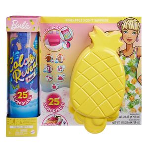 Bábika Barbie Colour Reveal Foam Fun Pineapple