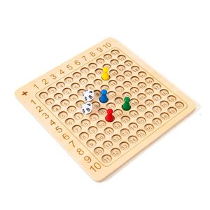 Montessori-Multiplikationsbrettspiel – Montessori-Multiplikationsspiel, Montessori-Mathe-Spiel, Montessori-Lernspielzeug