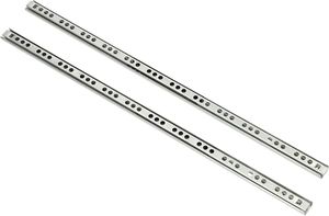 KOTARBAU® Kugelführung 2 Stk. 405 mm / 17 mm Vollauszug Schubladenschienen Rollenauszug Teleskopschienen Schubladen Auszüge mit SoftClose