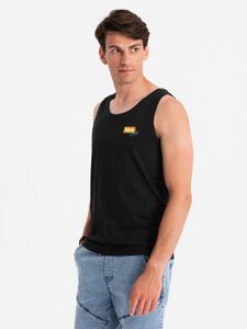 Ombre Clothing Herren-Tank-Top VIbe schwarz XXL