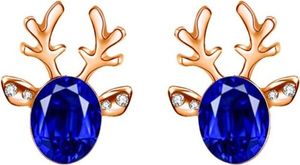 Závěsné křišťálové vánoční náušnice, hypoalergenní, rozměry 1.8 cm x 1.5 cm Závěsné křišťálové vánoční náušnice, hypoalergenní, rozměry 1.8 cm x 1.5 cm