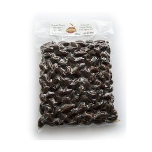 MOUSTERAKIS 07020 - KALAMATA Black Oliven in Salz eingelegt - 500gr Vakuumverpackung Kalamon