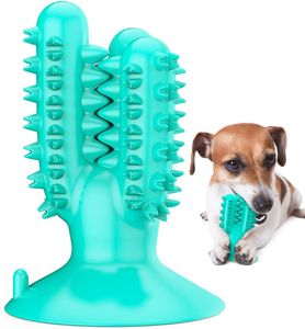 Hundezahnbürste Kauspielzeug Hundezahnreinigungsstab, Welpe Zahnbürste Zahnpflege für kleine mittlere große Hunde-Blau