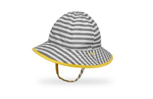 Sunday Afternoons - UV Reversible SunSkipper Bucket Hut für babys für babys - Kids' Outdoor - Steingut Gestreift/Zitrone