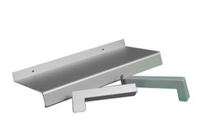 Aluminium Fensterbank silber EV1 150 mm Ausladung ohne Abschluss 700 mm