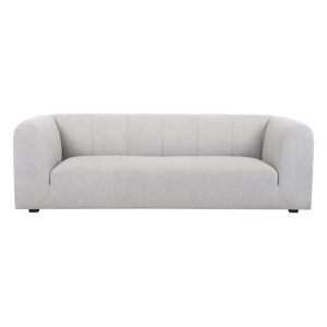 Miliboo - Design-Sofa aus grauem Stoff 4-Sitzer OLIVEIRO