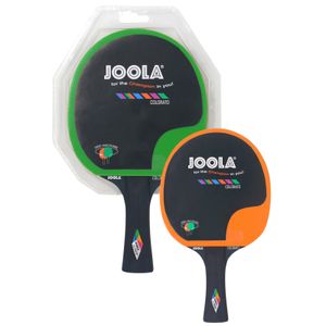 JOOLA Tischtennisschläger Colorato grün-orange